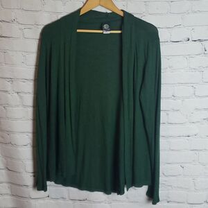 Bobeau Green Cover Up Jacket